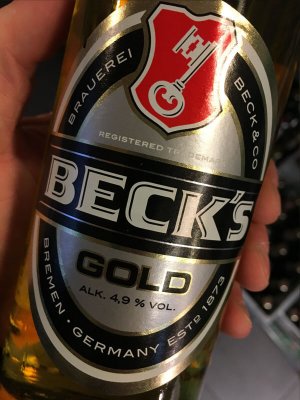 Becks-Gold-Etikett Becks-Gold-Etikett